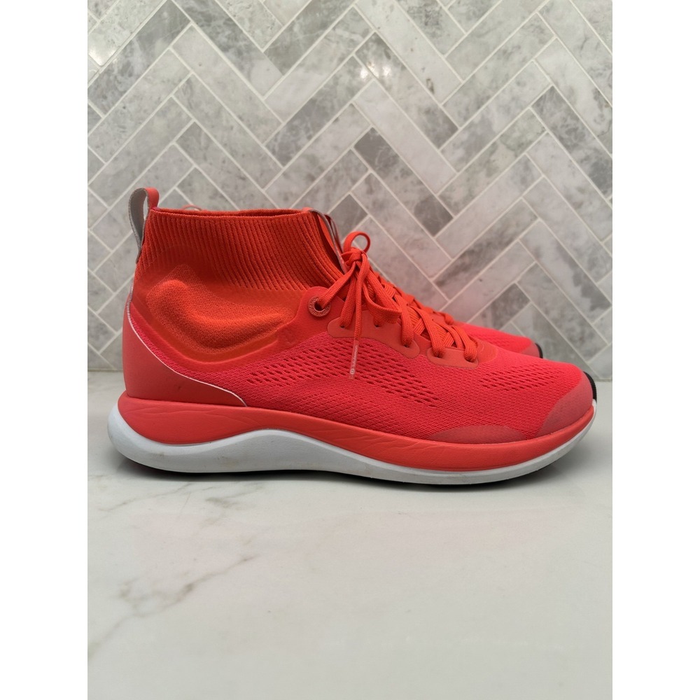 Lululemon Chargefeel Mid‎ Workout Shoes Womens 9 Fluorescent Neon Red Athletic